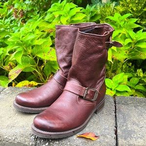 Frye Veronica Short Slouchy Moto boots